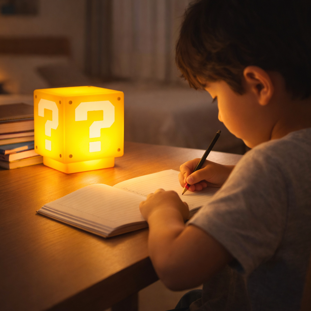 Question Cube Night Lamp { MARIO }