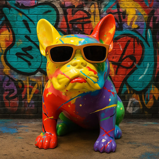 Pop Art French Bulldog Decor – Color Splash Edition