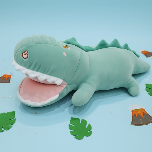 T-Rex Dinosaur Plush Pillow – Big Huggable Dino Toy