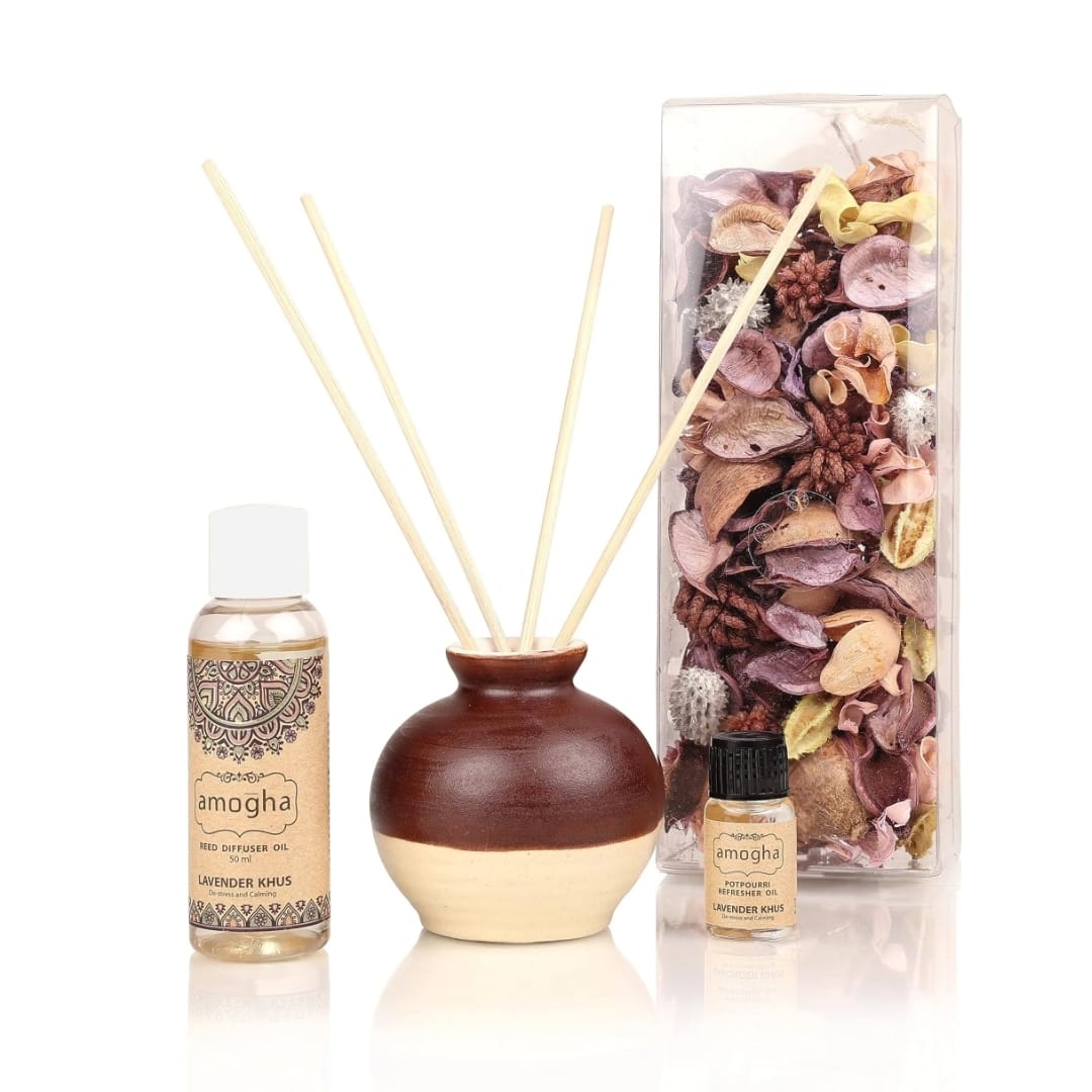 Amogha Lavender Khus Fragrance Gift Set