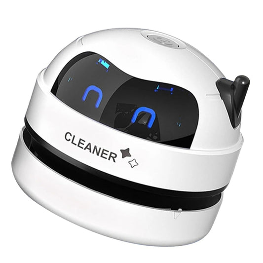 Mini Robot Vacuum Cleaner – USB Rechargeable Desktop & Keyboard Dust Cleaner