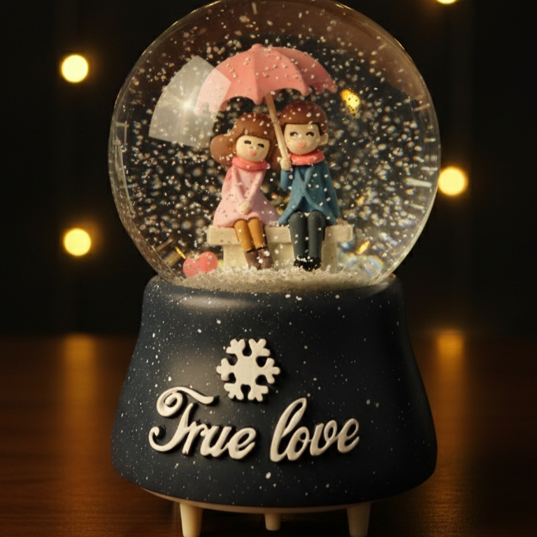 Romantic Snow Globe Bluetooth Speaker !!