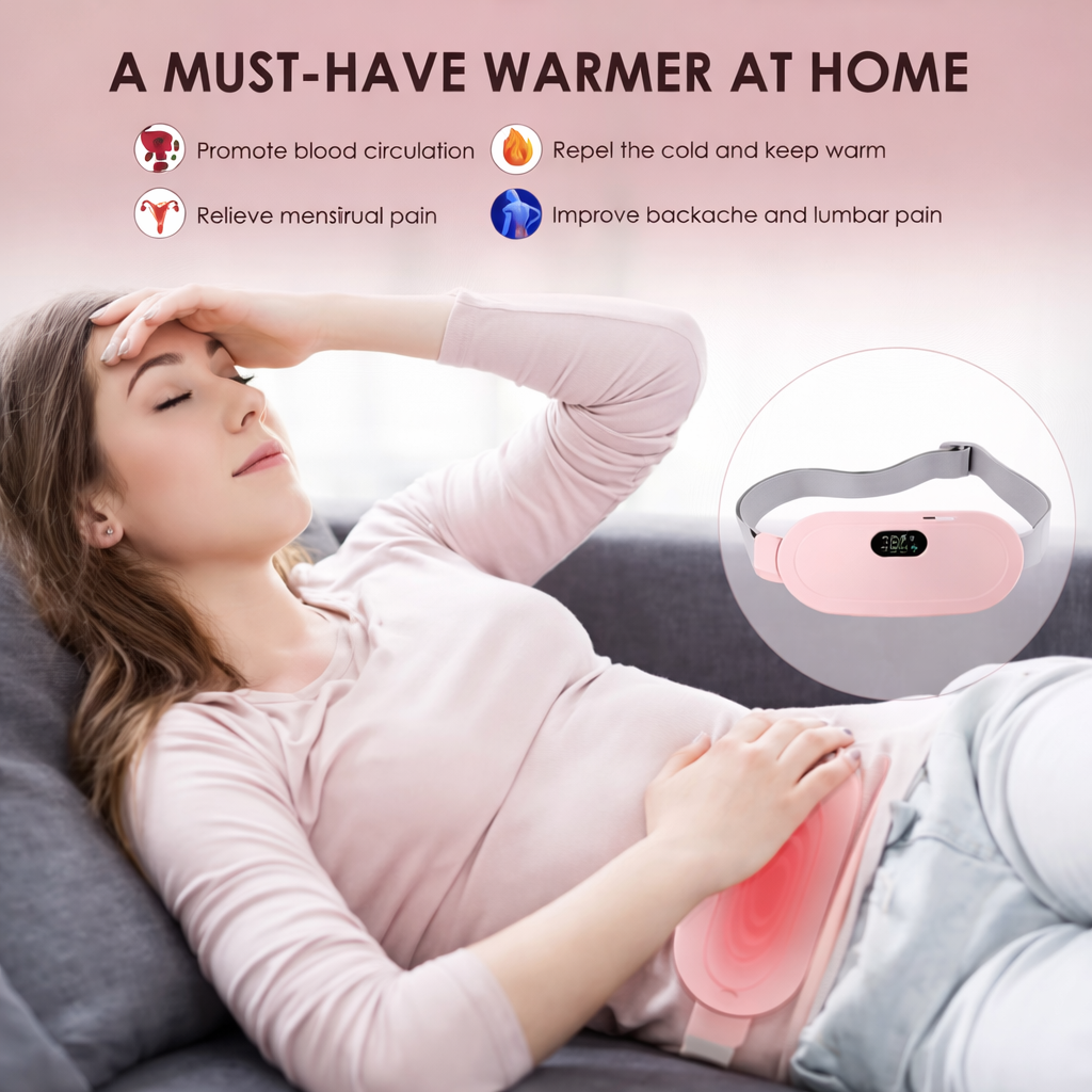 BlushCare™ Electric Heating Belt for Period Pain Relief & Comfort