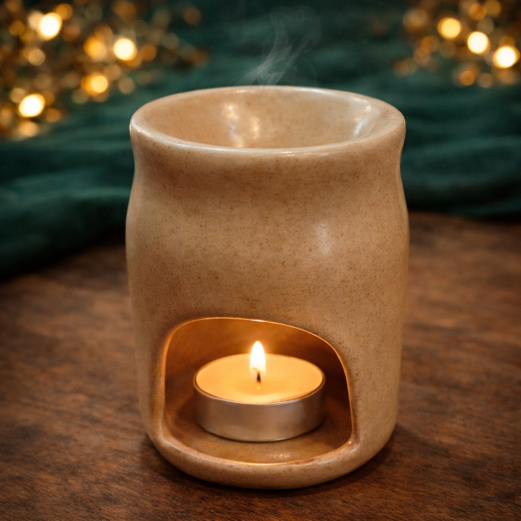 Christmas Aroma Bliss Hamper – Ceramic Oil Burner, Wax Melts & Tea Light Candles