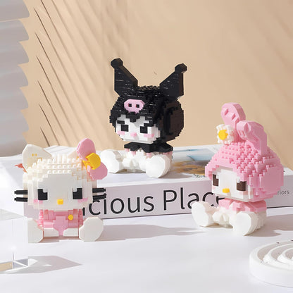 Mini Cartoon Character Building Blocks – DIY Educational Pixel Bricks Toy for Kids & Collectors