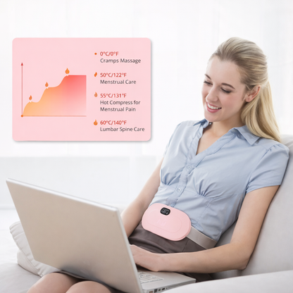 BlushCare™ Electric Heating Belt for Period Pain Relief & Comfort