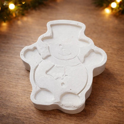 Christmas Kids DIY Painting Hamper – Snowman Craft Kit with Paints, Brush & Festive Candy Canes