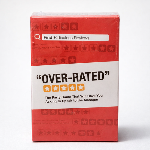 OVER-RATED – The Savage Party Card Game for People Who Love Brutally Honest