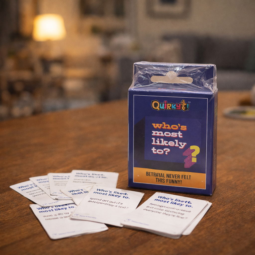 Quirky Party Card Games – Never Have I Ever / Who’s Most Likely To