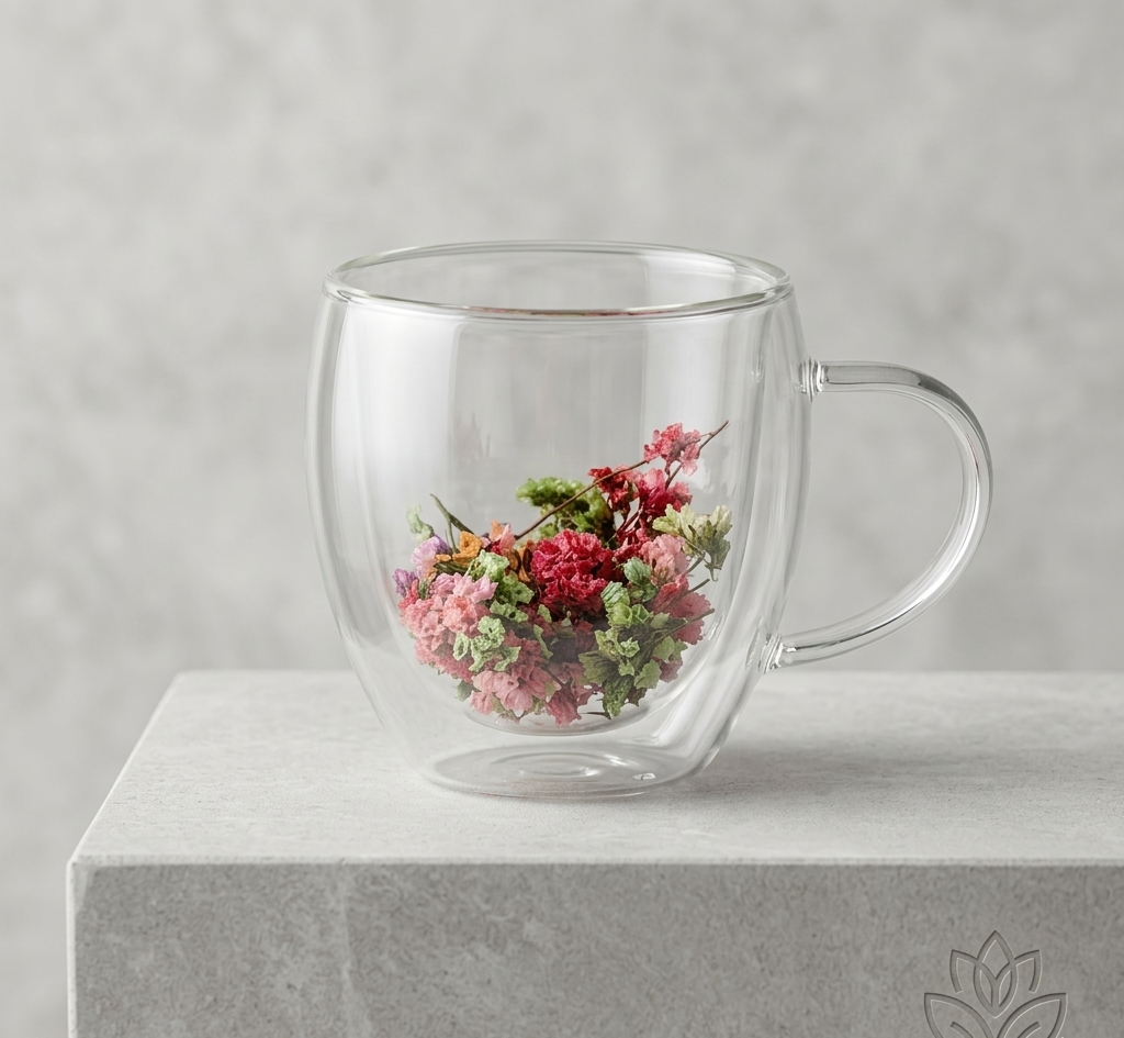 Elegant Floral Gift Box with Premium Sheer Bow