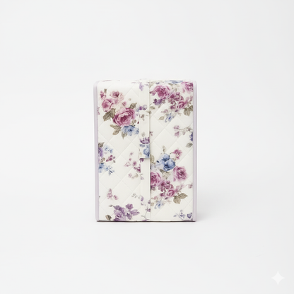 Floral Jewellery Organizer Box – Multi-Layer Storage Case
