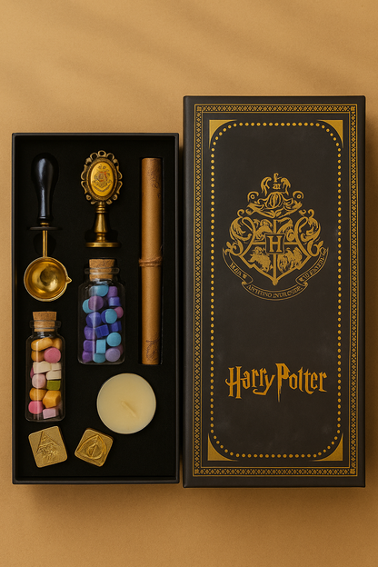 Harry Potter Hogwarts Wax Seal Stamp Kit – Collector’s Gift Box