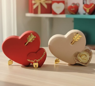 "Cupid’s Arrow" Eternal Heart boxes.