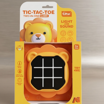 Tic-Tac-Toe Light & Sound Educational Game Toy (2-in-1 Game)