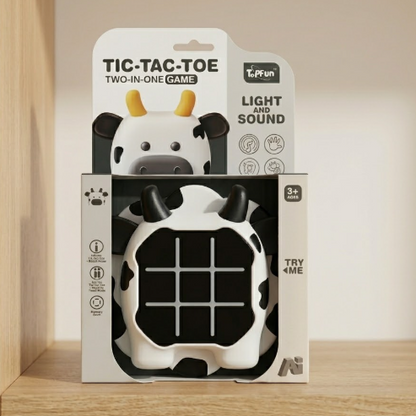 Tic-Tac-Toe Light & Sound Educational Game Toy (2-in-1 Game)