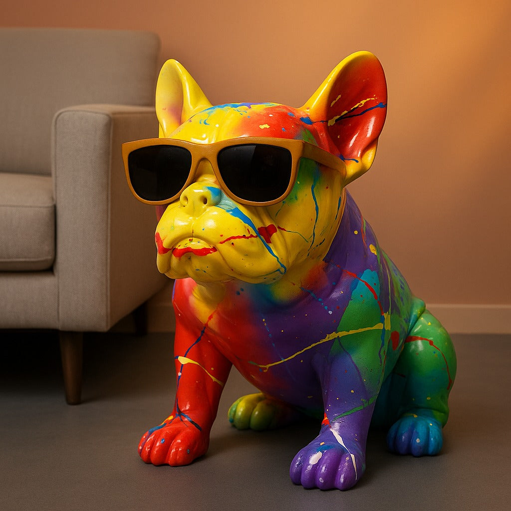 Pop Art French Bulldog Decor – Color Splash Edition