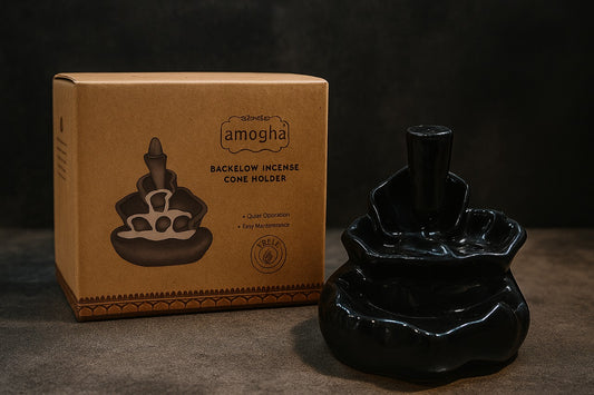Amogha Backflow Incense Cone Holder