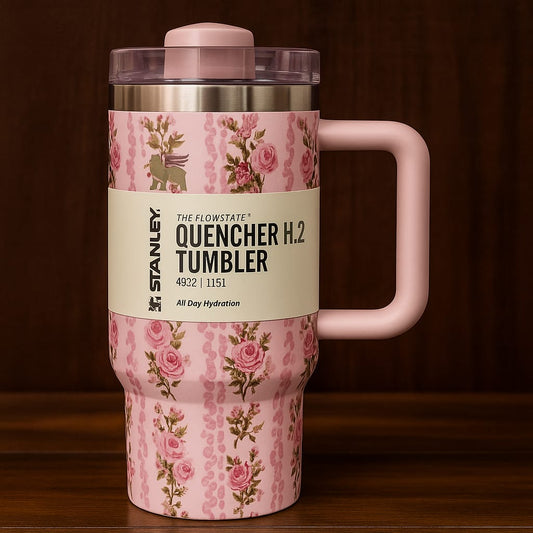 Stanley Quencher H2.0 – Pink Vintage Floral Edition