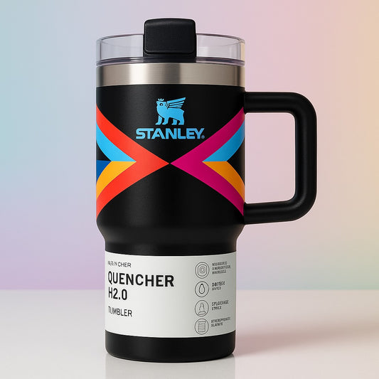 Stanley Quencher H2.0 – X-Vibe Multicolor Edition 40oz Tumbler with FlowState™ Lid