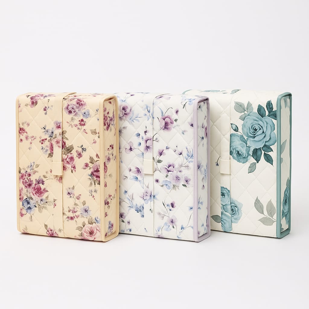 Floral Jewellery Organizer Box – Multi-Layer Storage Case