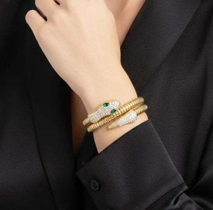 Luxury Crystal Snake Design Bracelet (PACK OF 2)
