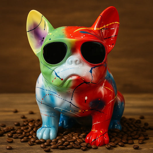Pop Art French Bulldog Figurine
