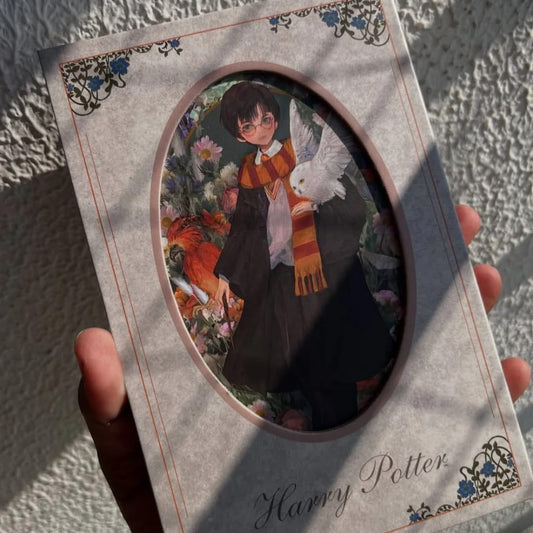 Harry Potter Vintage-Style Illustrated Mini Notebook