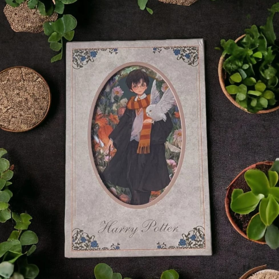 Harry Potter Vintage-Style Illustrated Mini Notebook