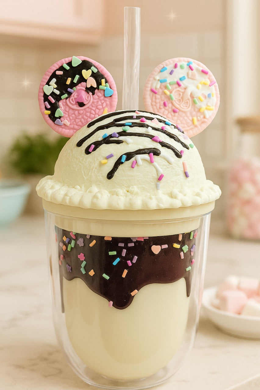 Magical Ice Cream Shake Tumbler Cups – Unicorn & Cookie Delight Series