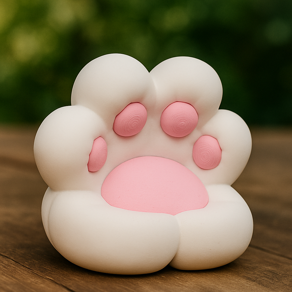 Cat Paw Stress Relief Squishy – Kawaii Desk Toy for All Ages