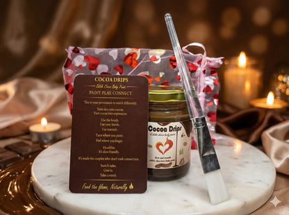 Cocoa Drips – Edible Chocolate Body Paint for Couples