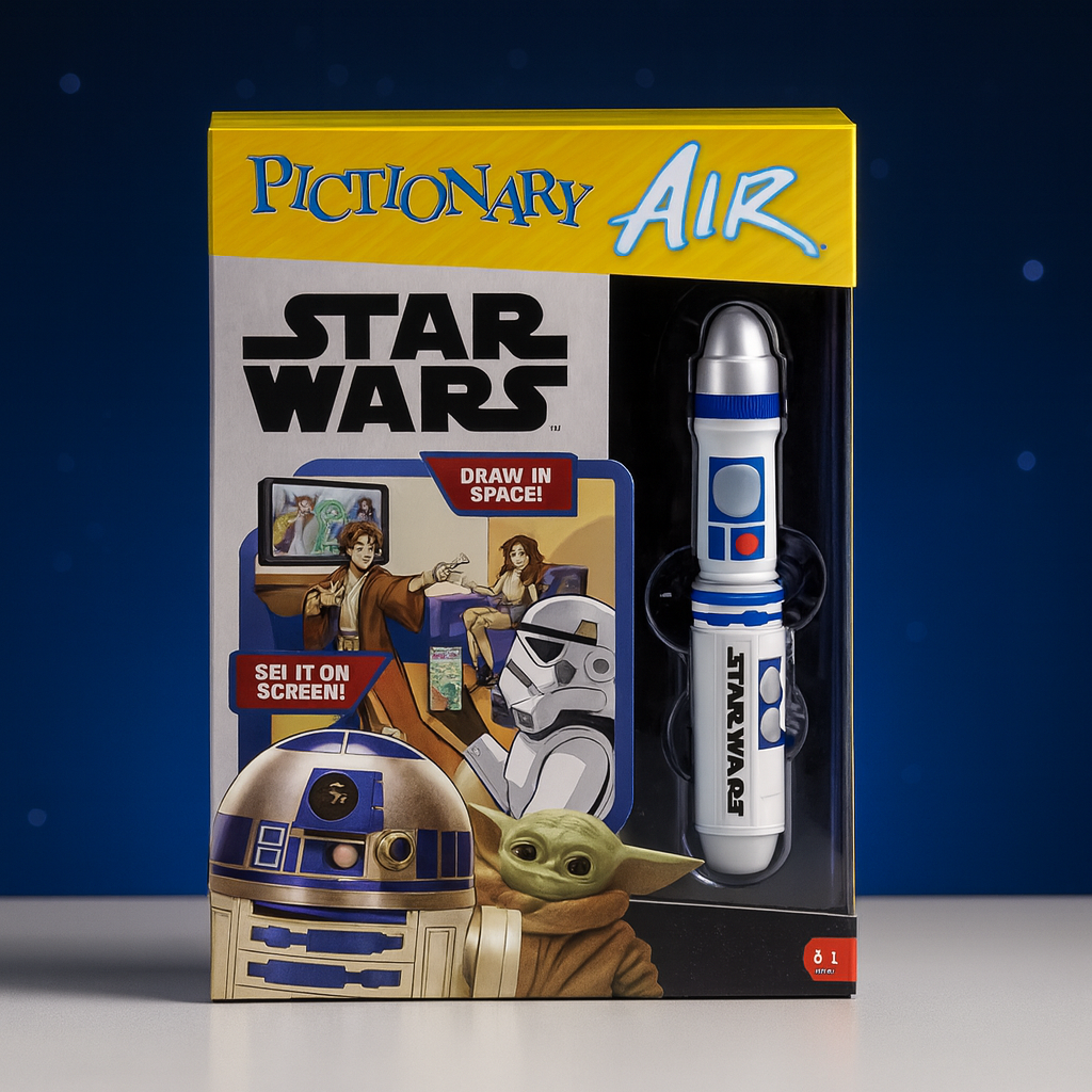 Pictionary Air Star Wars Edition – Interactive Drawing & Guessing Family Game