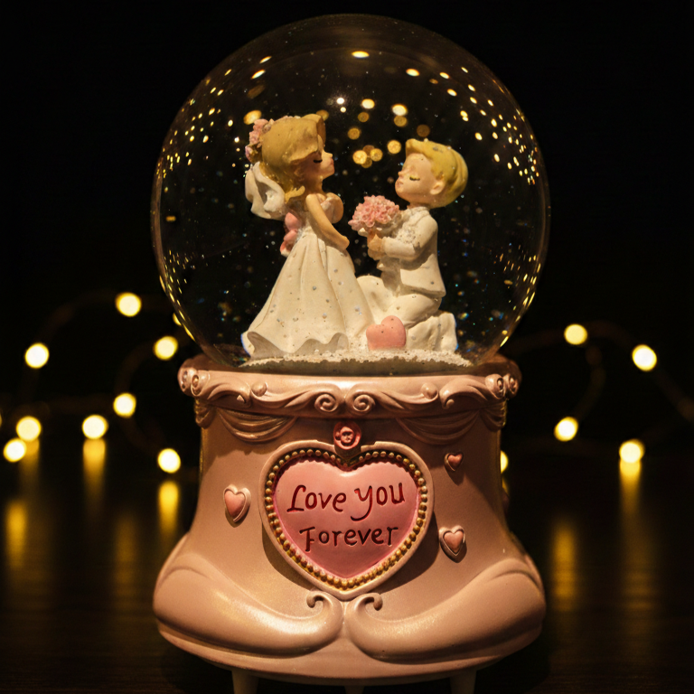 Romantic Snow Globe Bluetooth Speaker !!