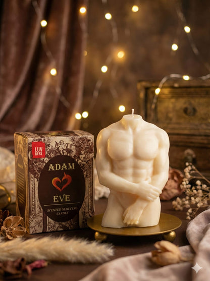 Adam & Eve Sculpted Scented Candles 🕯️
