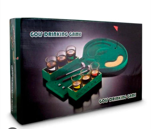 Mini Golf Drinking Game Set
