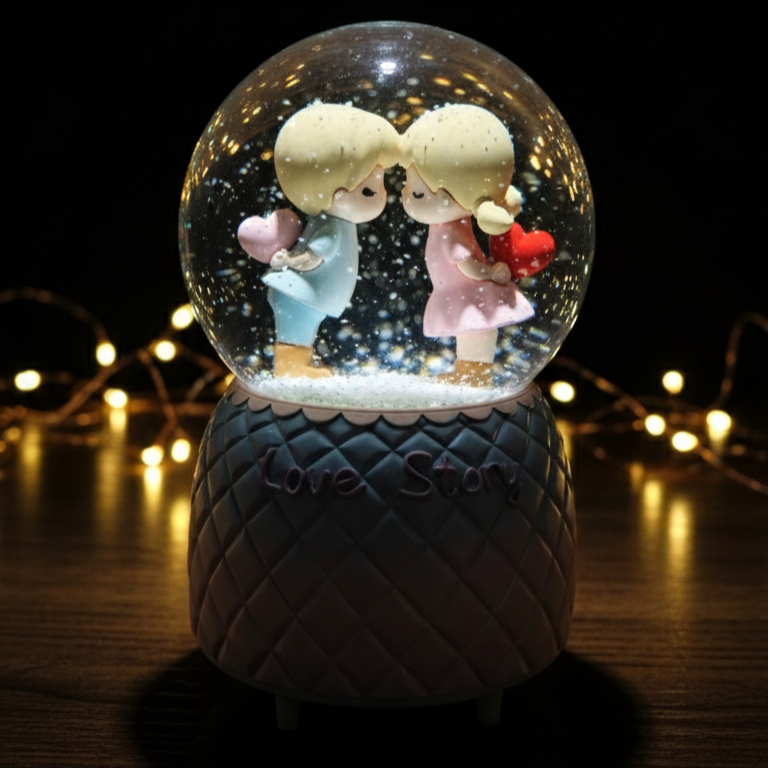 Romantic Snow Globe Bluetooth Speaker !!