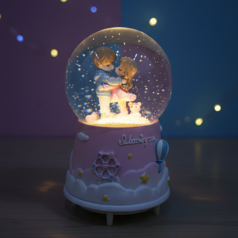 Romantic Snow Globe Bluetooth Speaker !!