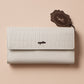Espelho Luxe Croc-Textured Wallet