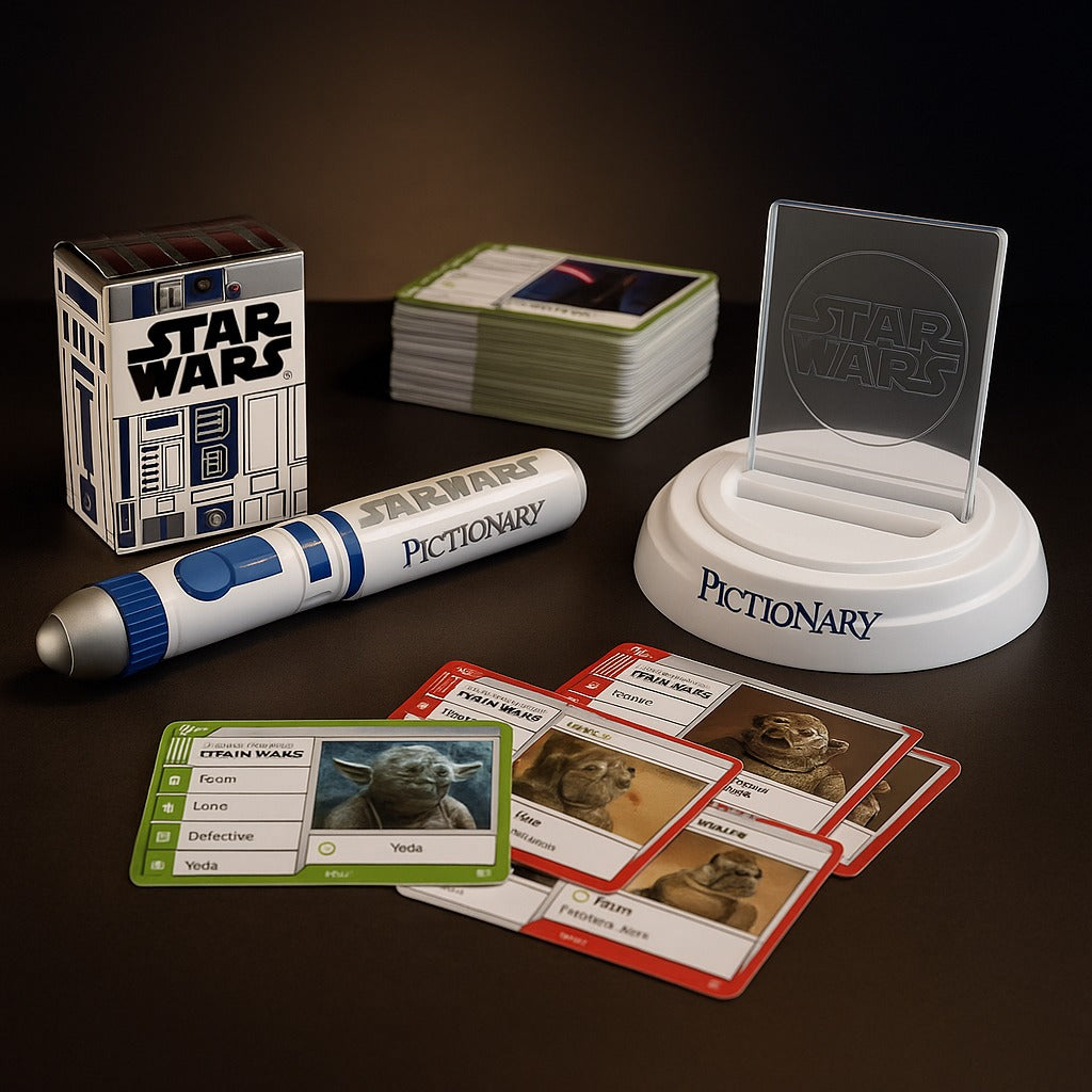 Pictionary Air Star Wars Edition – Interactive Drawing & Guessing Family Game
